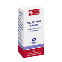 Лозартан-Н Канон таблетки 12,5мг+50мг фото