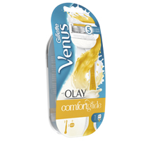 Бритва безопасная "Gillette" Venus Olay + 1 кассета фото
