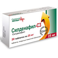 Силденафил-СЗ таблетки 25мг фото