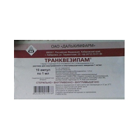 Транквезипам раствор для инъекций 1мг/мл 1мл фото