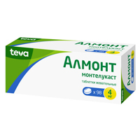 Алмонт таблетки жевательные 4мг фото