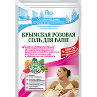 Соль для ванн &quot;Санаторий дома&quot; Крымская розовая &quot;Антицеллюлитная&quot; 530г фото