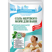 Соль для ванн &quot;Санаторий дома&quot; Мертвого моря &quot;Крепкий иммунитет&quot; 530г фото