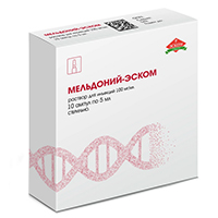 Мельдоний-Эском раствор для инъекций 100мг/мл 5мл фото