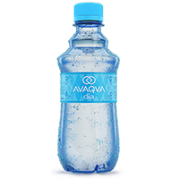 Вода питьевая "AVAQVA" Dia слабогазированная 330мл фото