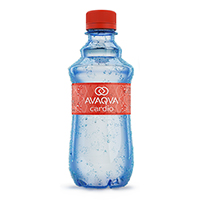 Вода питьевая "AVAQVA" Cardio слабогазированная 330мл фото