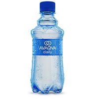 Вода питьевая "AVAQVA" Daily слабогазированная 330мл фото