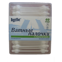 Ватные палочки "Вариант" с ограничителем фото