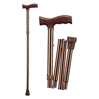 Трость "B.Well" Rehab модель WR-412 складная (Бронза) фото