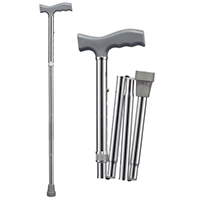 Трость "B.Well" Rehab модель WR-412 складная (Серебро) фото