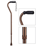 Трость "B.Well" Rehab модель WR-417 со смещенным центром тяжести (Бронза) фото