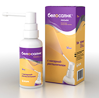 Белосалик лосьон раствор 0,05%+2% (спрей) 50мл фото