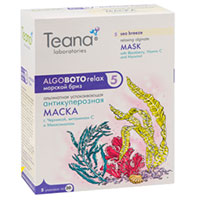 Маска &quot;Teana&quot; AlgoBotoRelax &quot;Морской бриз&quot; альгинатная успокаивающая антикуперозная с Черникой, витамином С и Миоксинолом 30г фото