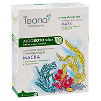 Маска &quot;Teana&quot; AlgoBotoRelax &quot;Песня семи морей&quot; альгинатная энергетическая тонизирующая с Женьшенем, витамином С и Миоксинолом 30г фото