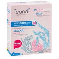 Маска &quot;Teana&quot; AlgoBotoRelax &quot;Морская королева&quot; альгинатная омолаживающая для лица с солями Мертвого моря и миоксинолом 30г фото