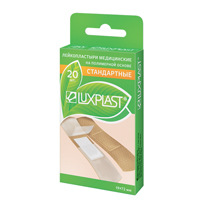 Лейкопластырь "Luxplast" на полимерной основе стандартный 19х72мм фото