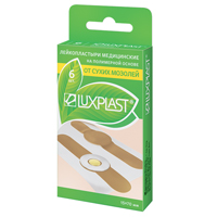 Лейкопластырь "Luxplast" на полимерной основе от сухих мозолей 15х70мм фото