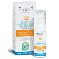 Гель для кожи "Teana" сенсорный омолаживающий от мимических морщин с матрикинами и аргирелином 25мл фото
