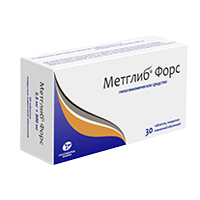 Метглиб Форс таблетки 2.5мг+500мг фото