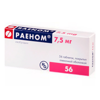 Раеном таблетки 7,5мг фото