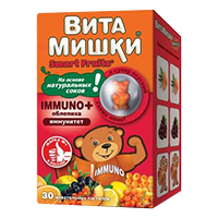 ВитаМишки Immuno+облепиха пастилки жевательные 2500мг фото
