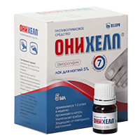 Онихелп лак для ногтей 5% 5мл фото