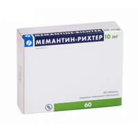 Мемантин-Рихтер таблетки 10мг фото