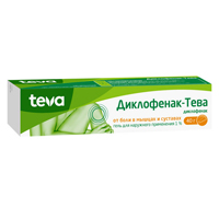 Диклофенак-Тева гель 1% 40г фото