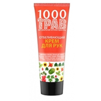 Крем для рук "1000 трав" "Отбеливающий" 75мл фото