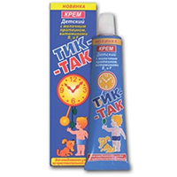 Крем детский &quot;Тик-Так&quot; с молочным протеином, витаминами B5 и F 41г фото