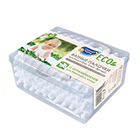 Ватные палочки "Солнце и Луна" с ограничителем фото