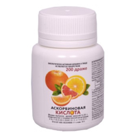 Аскорбиновая кислота &quot;Сесана&quot; драже массой 0,25г фото