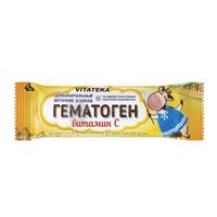 Гематоген "Народный" с витамином С "Vitateka" плитка 40г фото
