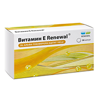 Витамин Е Renewal капсулы массой 330мг фото