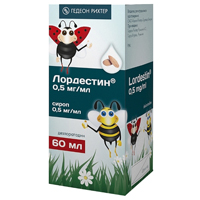Лордестин сироп 0,5мг/мл 60мл фото