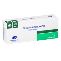 Тербинафин Канон таблетки 250мг фото