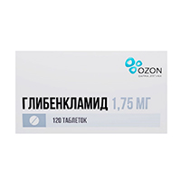 Глибенкламид таблетки 1,75мг фото