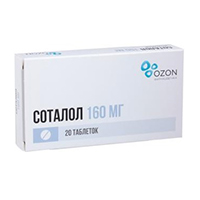 Соталол таблетки 160мг фото