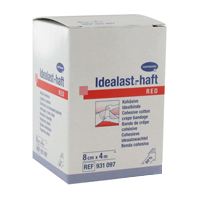 Бинт "Idealast-haft" red компрессионный среднерастяжимый 8смх4м фото