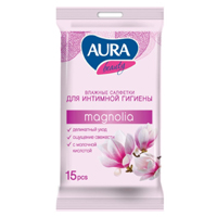 Салфетки "Aura" Beauty влажные для интимной гигиены фото