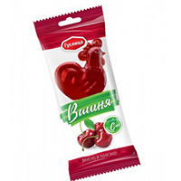 Карамель леденцовая "Петушок" с витамином С со вкусом вишни 17г фото