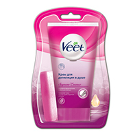 Крем для депиляции в душе "Veet" с ароматом бархатной розы и эфирными маслами 135мл фото