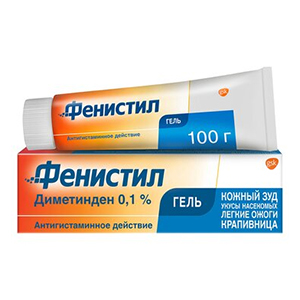 Фенистил гель 0,1% 100г фото