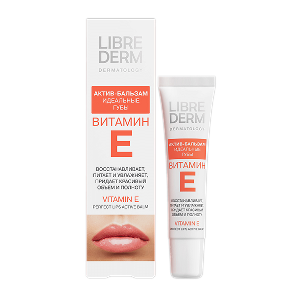 Librederm "Vitamin E" бальзам Идеальные губы 12мл фото