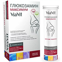 ViaVit "Глюкозамин Максимум" таблетки шипучие 4,4г фото