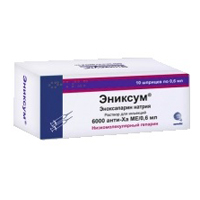 Эниксум раствор для инъекций 6000 анти-Ха МЕ/0,6мл (ампулы) фото