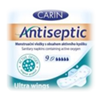 Прокладки "Carin" Ultra Wings Antiseptic фото