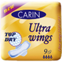 Прокладки "Carin" Ultra Wings Top Dry фото