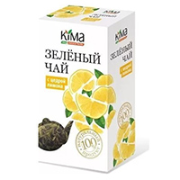 Чай "Аппетитный" зеленый с цедрой лимона 75г фото