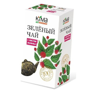 Чай "Противопростудный" зеленый с листом малины 75г фото